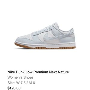 Nike Dunk Low Premium Next Nature Sneakers 7.5